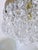 Brass Vintage Crystal Chandelier With French Pendalogue Crystal Prisms For Sale - Image 8 of 9