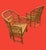Copper Vintage Brighton Pavilion Large Chairs Chinoiserie Style Bamboo With Caning Seat- A Pair For Sale - Image 8 of 11
