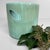 Mid-Century Modern Vintage Turquoise Glazed Ceramic Hibachi Planter, Japan, 1970s For Sale - Image 3 of 14