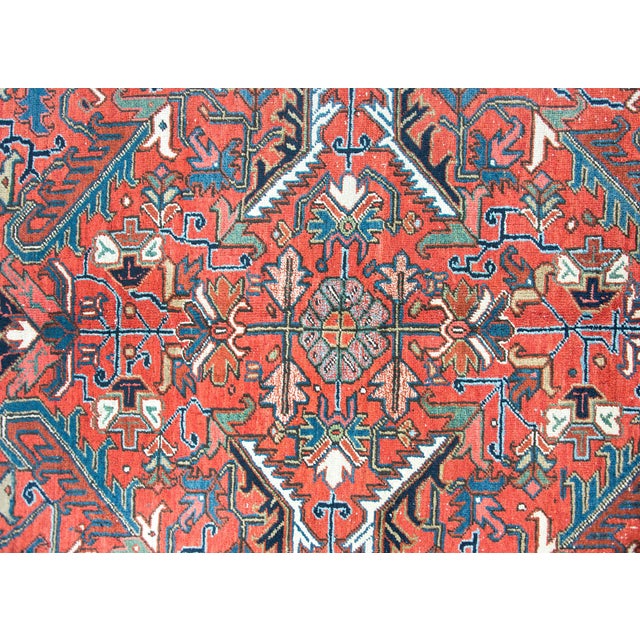 Early 20th Century Persian Heriz Rug For Sale - Image 12 of 15