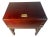 Wine Cellarette Campaign Chest on Stand Cherry Wood Brass Fittings Cedar & Felt Lined For Sale