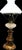 Stone oil lamp from the 19th century. original "kosmos-brenner" igniter - valued by collectors. marble or alabaster base -...