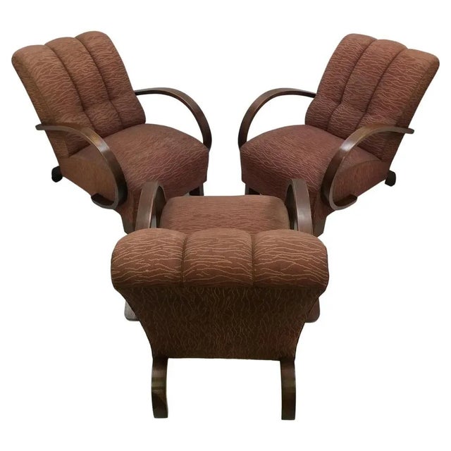 Art Deco Armchair from Halabala, Czechoslovakia, 1930 For Sale - Image 15 of 15