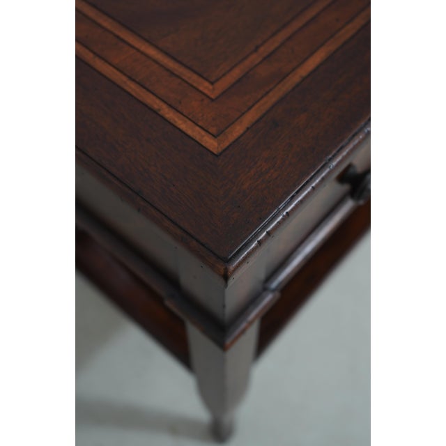 Pair Theodore Alexander Brooksby Mahogany End Tables For Sale - Image 12 of 18