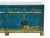 Distressed Bright Blue Oriental Sideboard Credenza Console Table Cabinet For Sale - Image 10 of 18