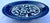 Contemporary Dansk Royal Blue and White Platter Decorative Plate For Sale - Image 3 of 9