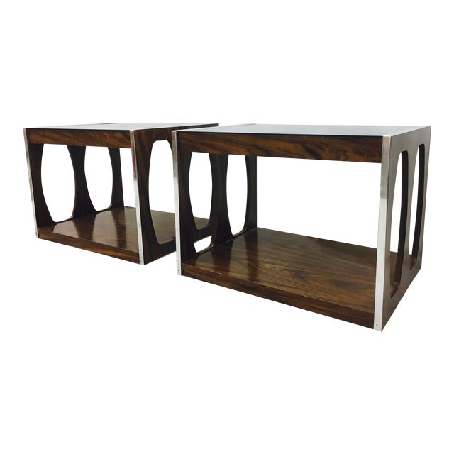 MidCentury Modern Side Tables A Pair Chairish