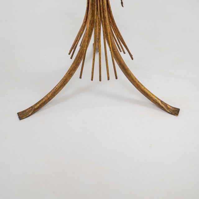 20th Century Italian Brass Coffee Table With Glass Top For Sale - Image 12 of 18