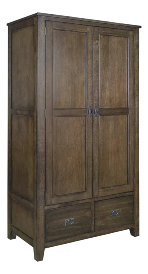 Mission 2 Door / 2 Drawer Armoire