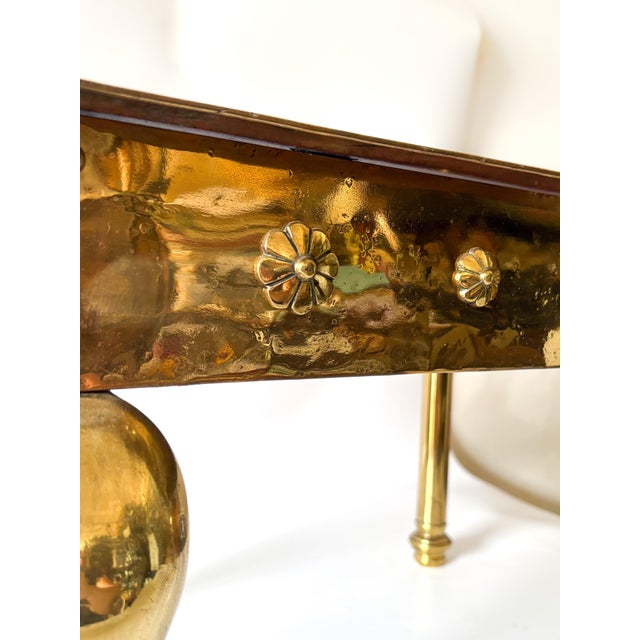 Antique English Copper & Brass Footman Stool C. 1800 For Sale - Image 11 of 11