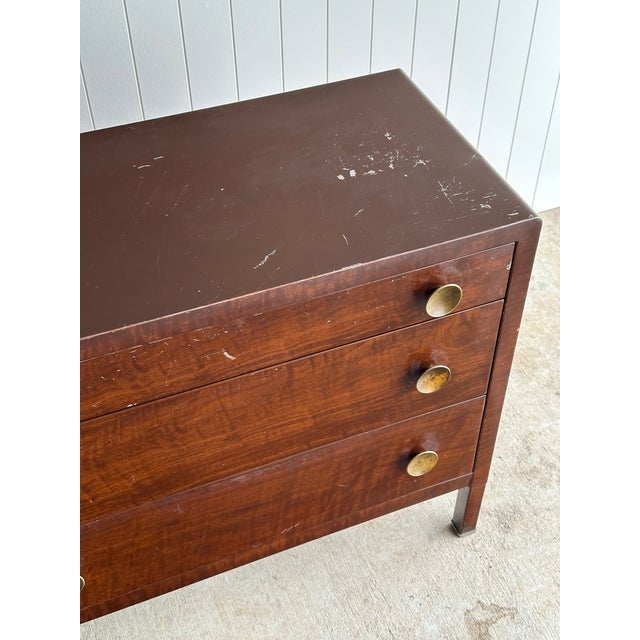 1930s Vintage Norman Bel Geddes Steel Chests of Drawers, Pair For Sale - Image 15 of 18