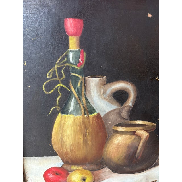 Older Shabby Chic still life painting Found in Miami. This one is great looking well done and could be even better if you...