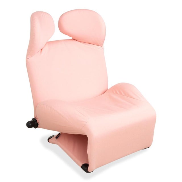 Cassina Wink Fabric Armchair with Manual Function by Toshiyuki Kita for Cassina For Sale - Image 4 of 15