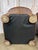 Pair of English Library Club Chairs in Hand-Finished Cognac Leather For Sale - Image 18 of 18