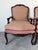1970s Vintage French Provincial Louis XV Style Carved Walnut Armchairs – A Pair For Sale - Image 5 of 11