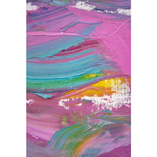 Video - https://youtu.be/nBgdnuv89Fs Vibrant oil swirled to explore movement. This is part of the artist’s ongoing...