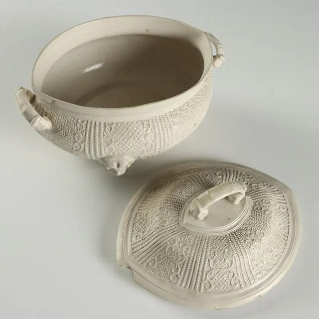 Tureen with Oval Plate in Earthenware For Sale - Image 9 of 12