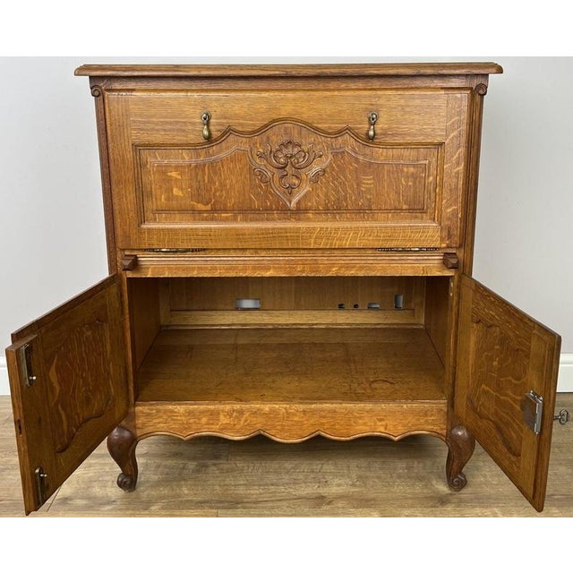 Vintage French Louis XIV Oak Sideboard For Sale - Image 14 of 18