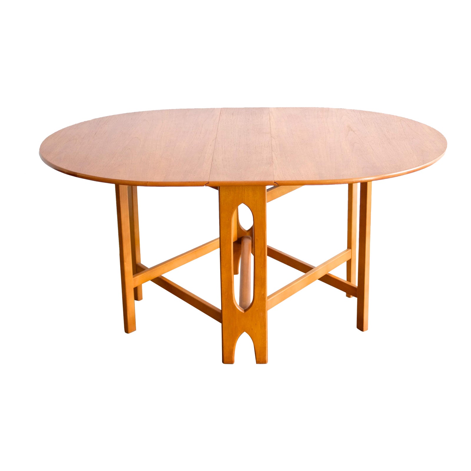 1960s Nathan Furniture Teak Drop Leaf Table Chairish