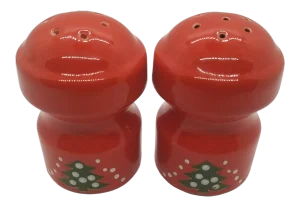 1980s Pfalzgraff Holiday Salt & Pepper Shakers- 2 Pieces