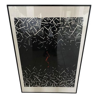 Bonetti, Postmodern Abstract Composition, 1980, Multiple Print on Paper For Sale