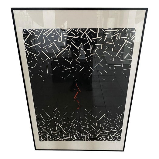 Bonetti, Postmodern Abstract Composition, 1980, Multiple Print on Paper For Sale