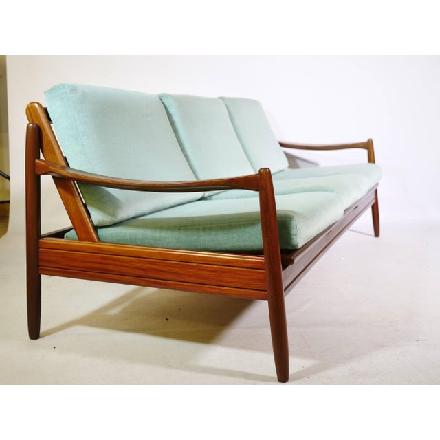Mid-Century Danish Teak Sofa, 1960s For Sale - Image 9 of 15