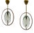 Jewel Hanging Lights by Max Ingrand for Fontana Arte, Set of 2 For Sale