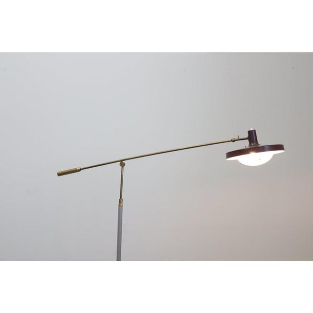 Monumental Adjustable Floor Lamp by Sarfatti for Arteluce, 1952 For Sale - Image 11 of 17