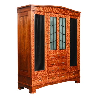 Art Nouveau Wardrobe, Early 20th Century For Sale