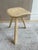 Almond 1950s Vintage Wooden Stool For Sale - Image 8 of 10