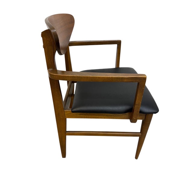 1960s Mid-Century Modern Walnut Dining Chairs - Set of 6 For Sale - Image 5 of 9