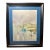 Contemporary Original Coastal Wall Art – Framed Boat Scene – Signed Iulia Carchelan (15.5” X 18.5”) For Sale