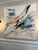 Original Abstract Watercolor Painting by French Artist Laure Marnas 59”x59” on Stretched Canvas $4,000 “Envol” Dyes and...