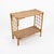 1970s Mid-Century Rattan and Bamboo Console Table, Italy, 1970s For Sale - Image 5 of 17