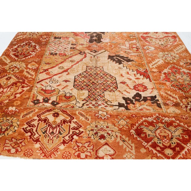 Sienna Antique Turkish Oushak Runner For Sale - Image 8 of 8