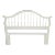 Vintage White Pagoda Faux Bamboo Regency Style Double/Queen Headboard For Sale