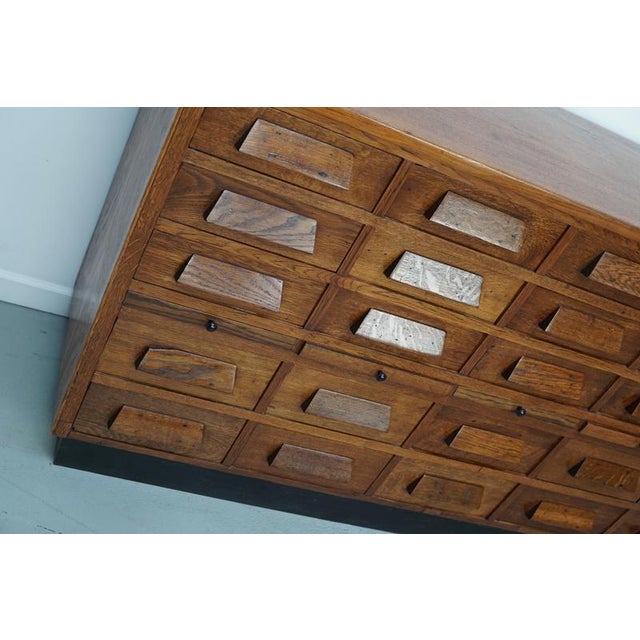 German Oak Apothecary Shop Cabinet, 1930s For Sale - Image 10 of 18
