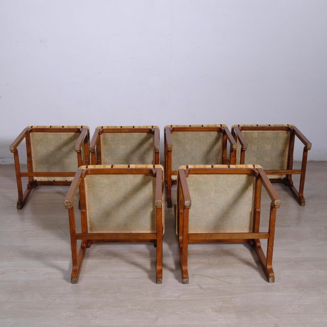 Vintage Italian Chairs in Solid Wood, 1980s, Set of 6 For Sale - Image 17 of 18