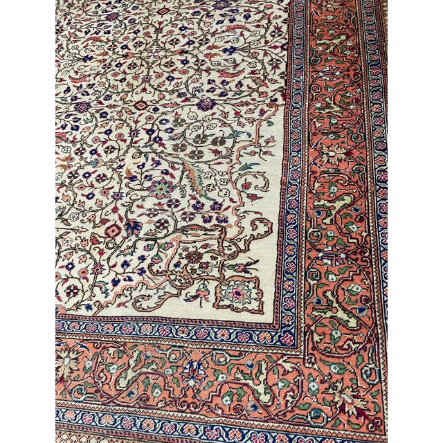 1960s Old Turkish Sivas Area Rug 8x12 For Sale In Dallas - Image 6 of 7