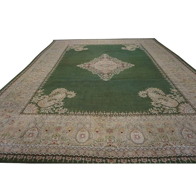 19th Century N. Indian Amritsar Carpet , Size:12'0" x 14'9"