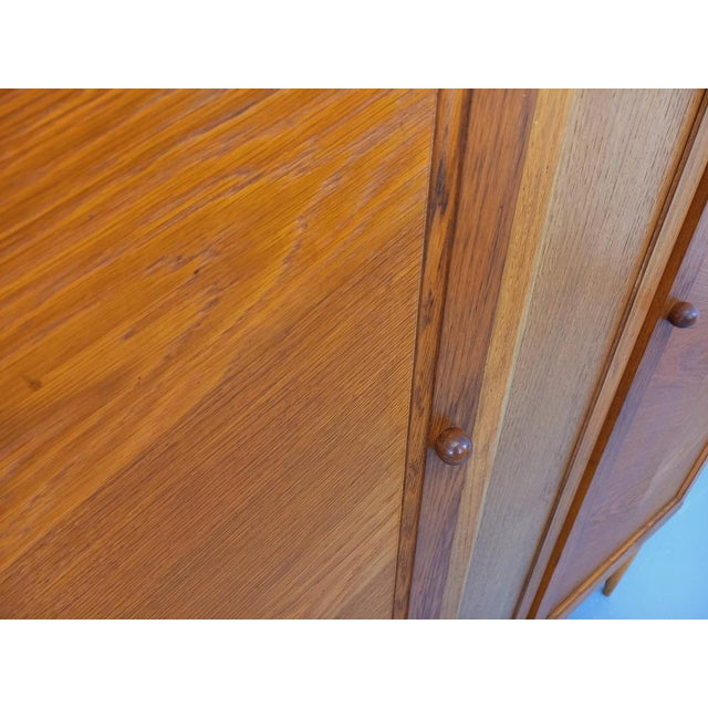 Vintage Oak Wardrobe, 1960s For Sale - Image 6 of 17