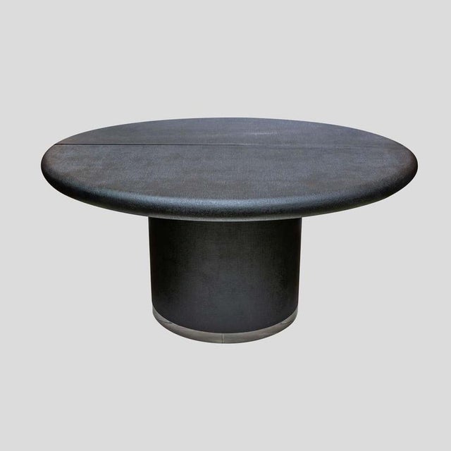 Demi Lune Consoles Tables in Black Lacquer, 1980s, Set of 2 For Sale - Image 4 of 13