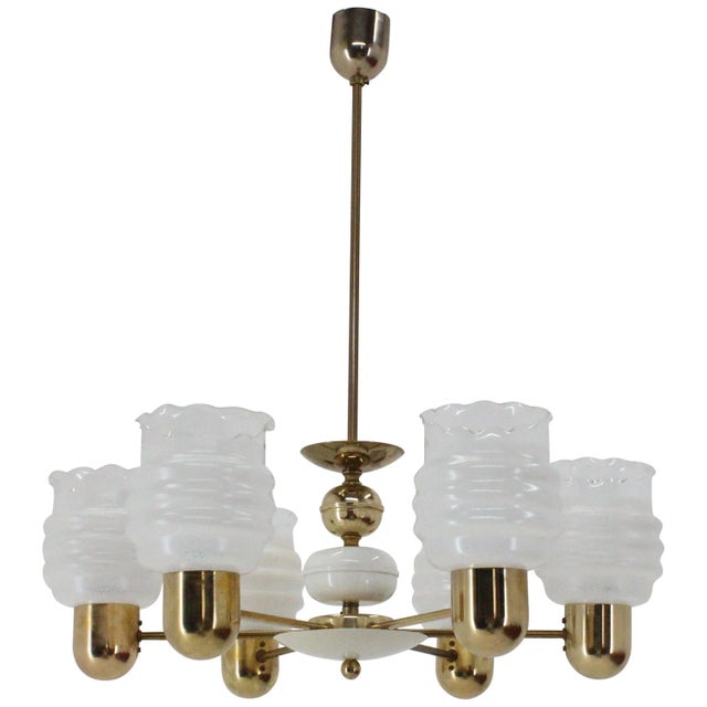 Mid-Century Chandelier from Kamenicky Senov, 1960s For Sale - Image 10 of 10