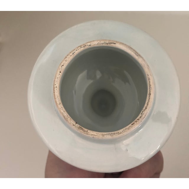 Vintage Dutch Oud Delft Blue and White Vase With Lid For Sale In Little Rock - Image 6 of 13