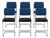 Knoll Cesca Fully Upholstered Counter Stool by Marcel Breuer (Set of 6) For Sale