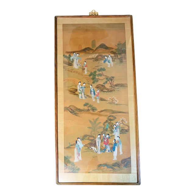 Antique Very Large Qing Dynasty Watercolor On Silk Framed Artwork Chairish Information on monocolour frame, restoring frames, antique restoring frames, antique frames: chairish