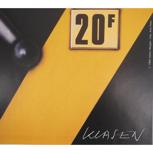 L'art Vivant Poster after Peter Klasen For Sale - Image 6 of 8