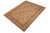 Transitional Oriental Ziegler Tan Brown Hand-Knotted Wool Rug - 6'2'' X 9'10'' For Sale - Image 3 of 8