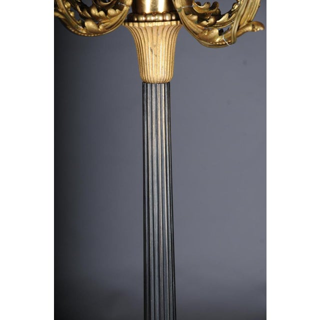 Louis XV Napoleon III Salon Floor Lamp, Paris, France, 1880s For Sale - Image 3 of 18